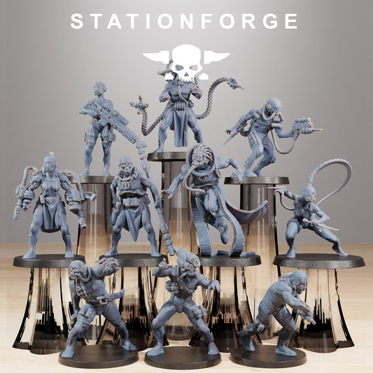 GrimCorp Bounty Hunters - Set of 10- Station Forge
