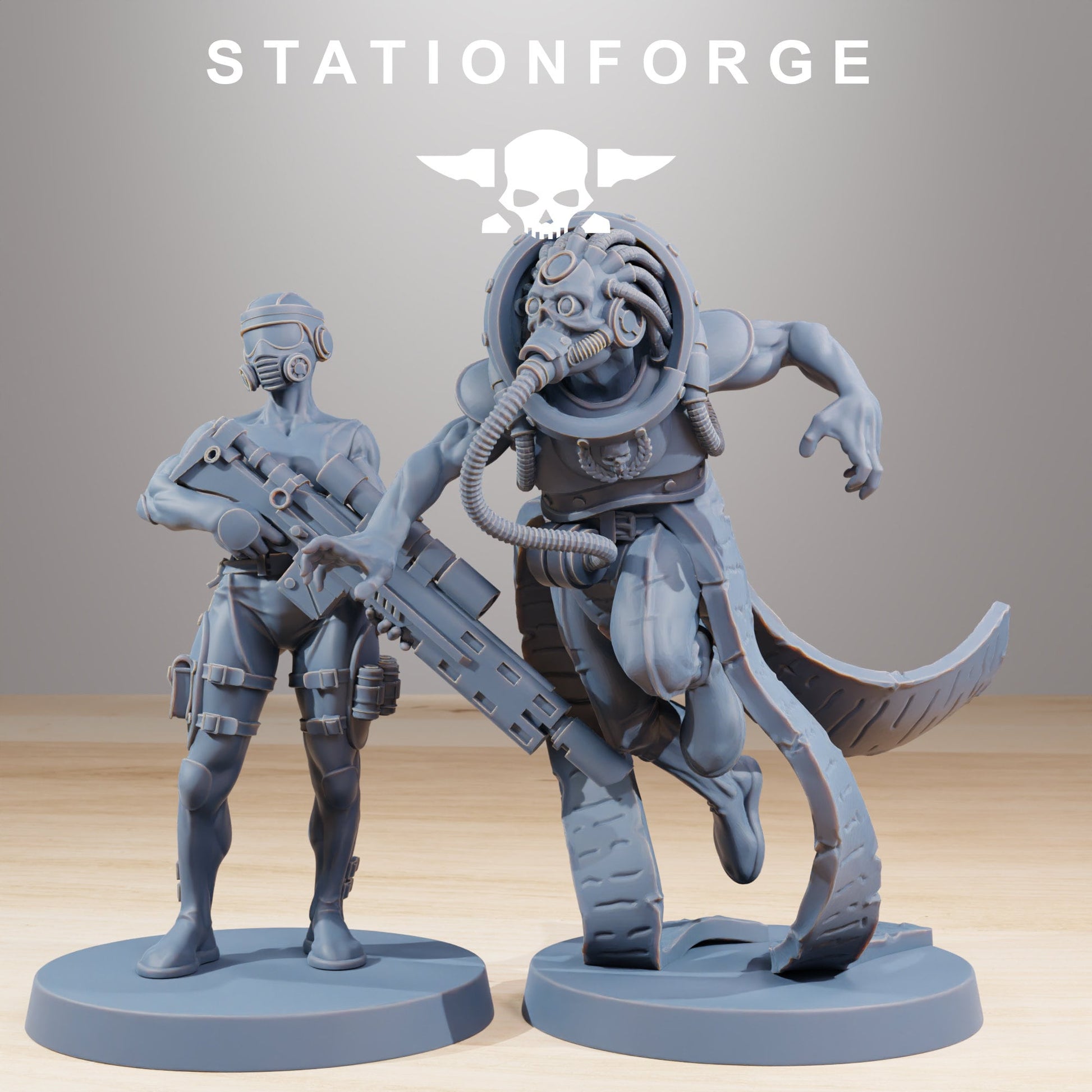GrimCorp Bounty Hunters - Set of 10- Station Forge