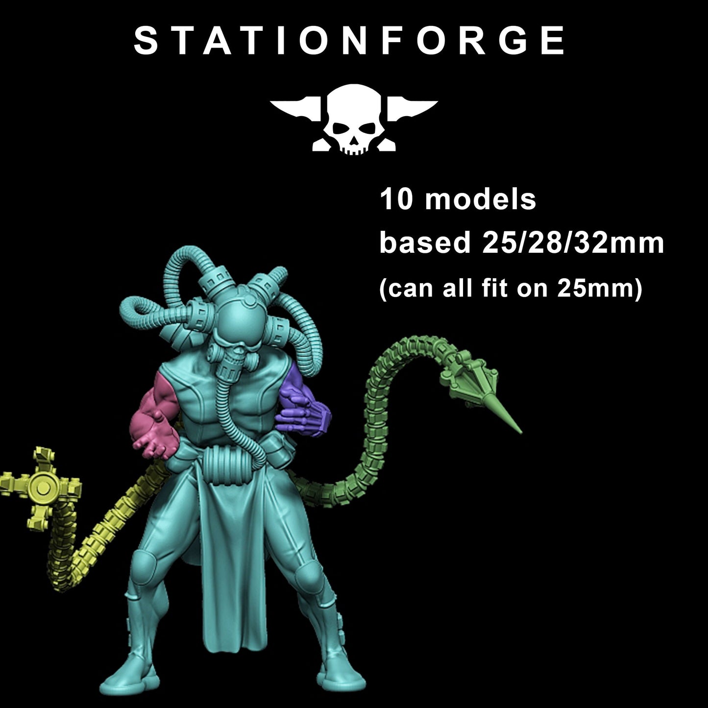 GrimCorp Bounty Hunters - Set of 10- Station Forge