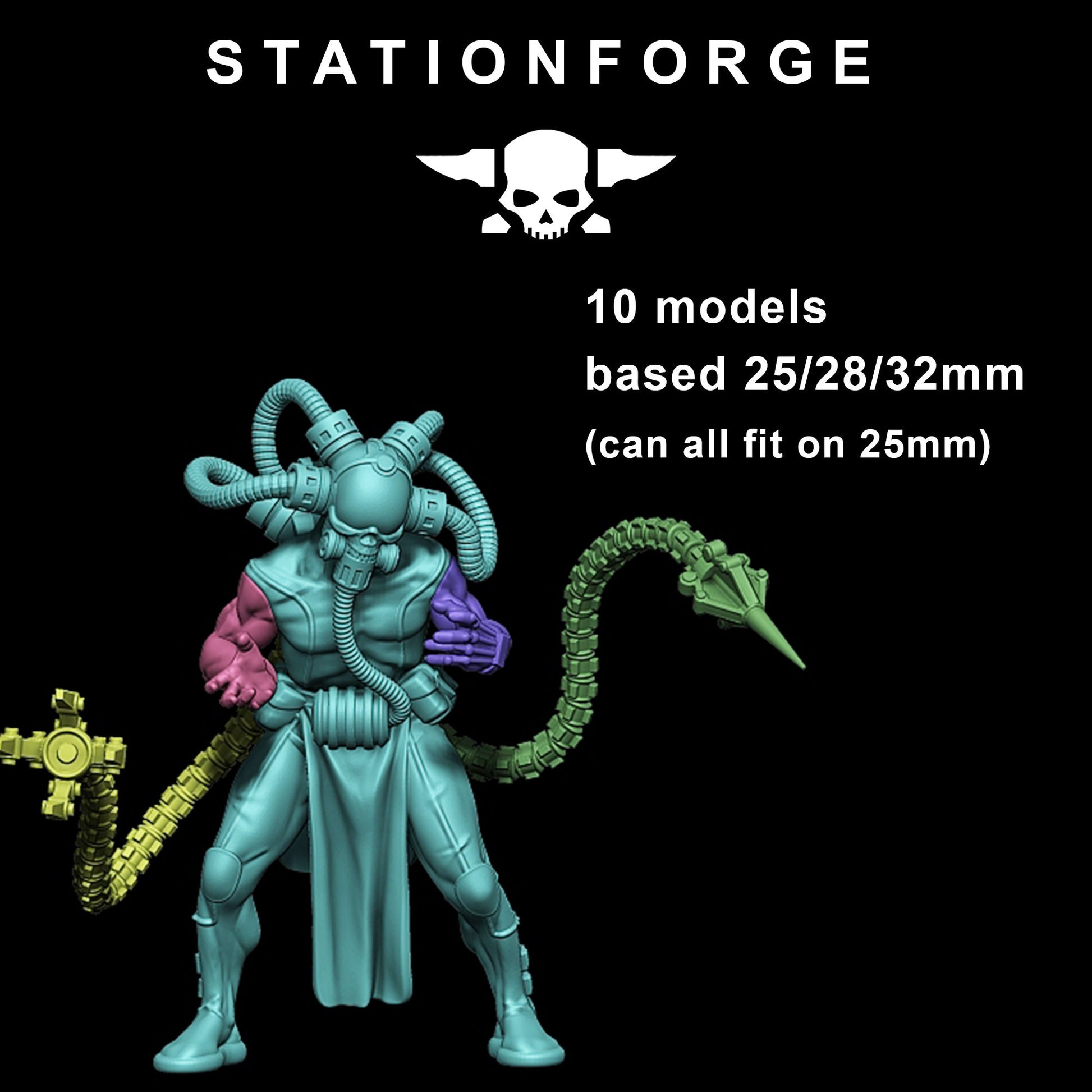 GrimCorp Bounty Hunters - Set of 10- Station Forge