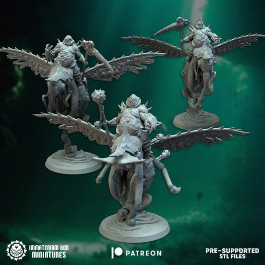 Abyssal Pest Bombers set- Immaterium God - Echoes from the Abyss Vol. VI 60MM Base