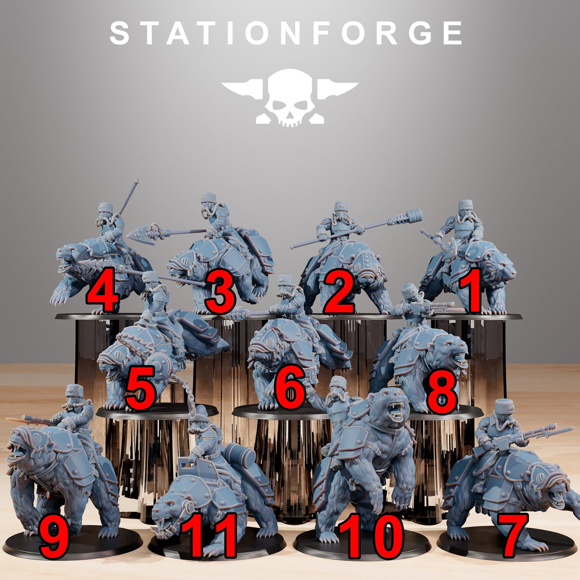 GrimGuard Bear Riders- Station Forge