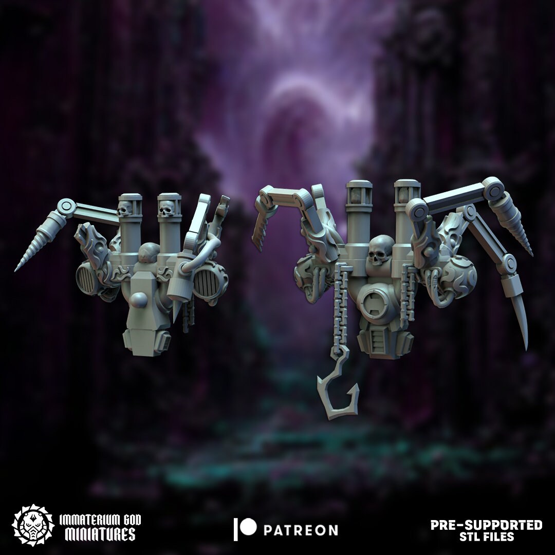 Surgeon ravagers set (7 modular poses)-Immaterium God - Citadel of Pain Vol I.