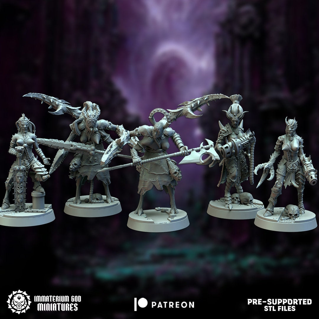 Torture fanatics set (5 models))-Immaterium God - Citadel of Pain Vol I.