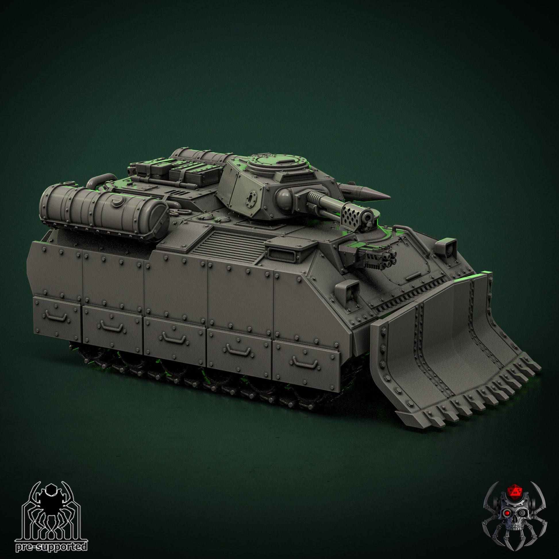 Cerberus infantry support vehicle - Eight Legs Miniatures