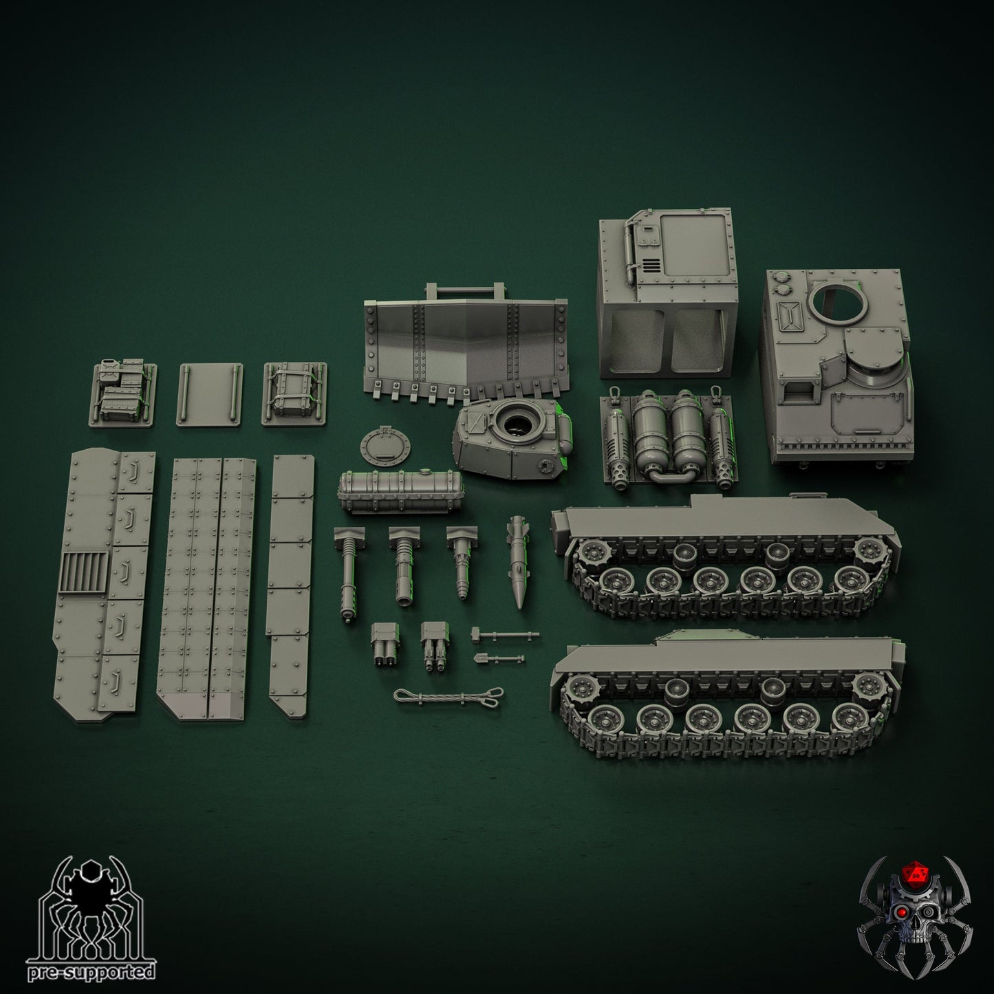 Cerberus infantry support vehicle - Eight Legs Miniatures