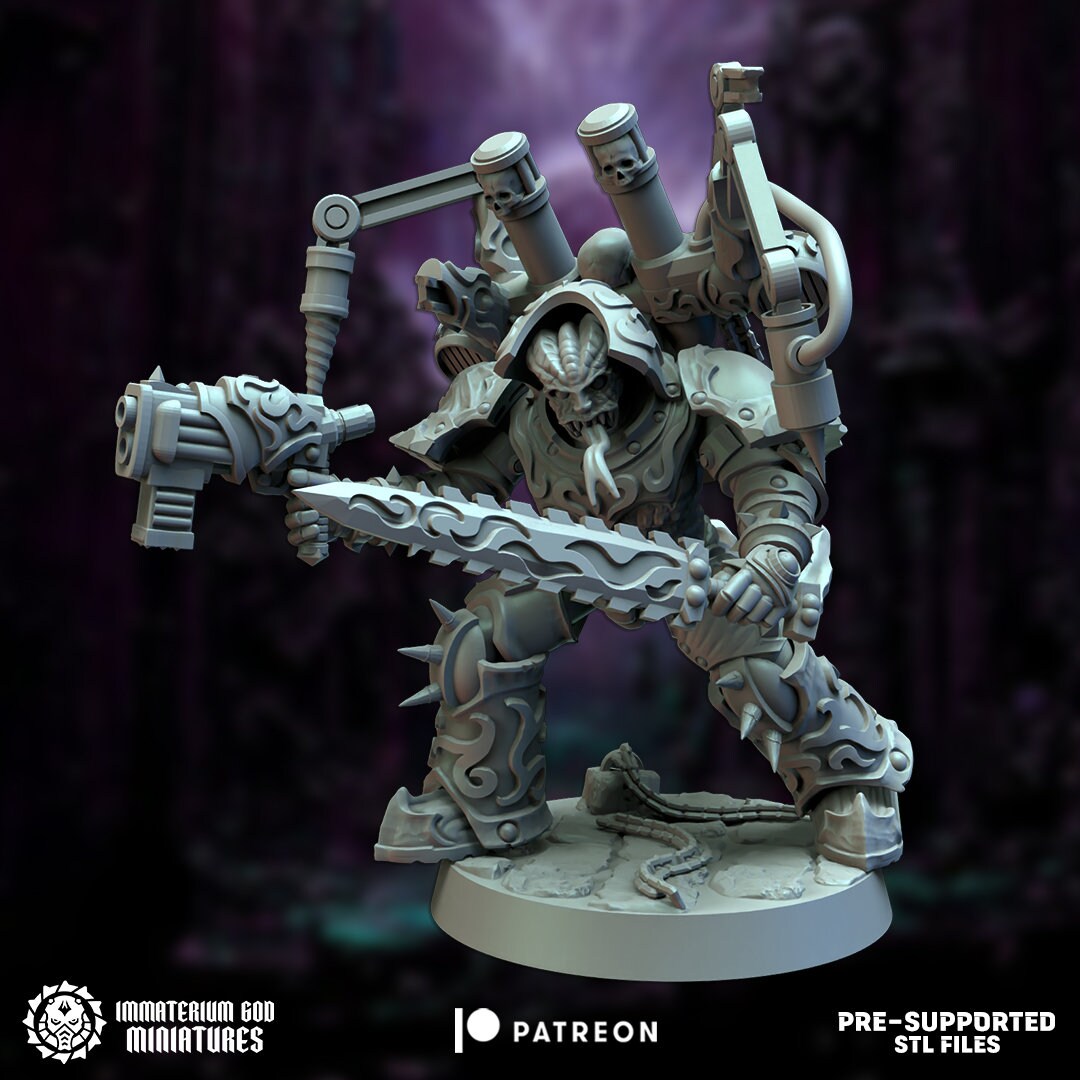 Surgeon ravagers set (7 modular poses)-Immaterium God - Citadel of Pain Vol I.