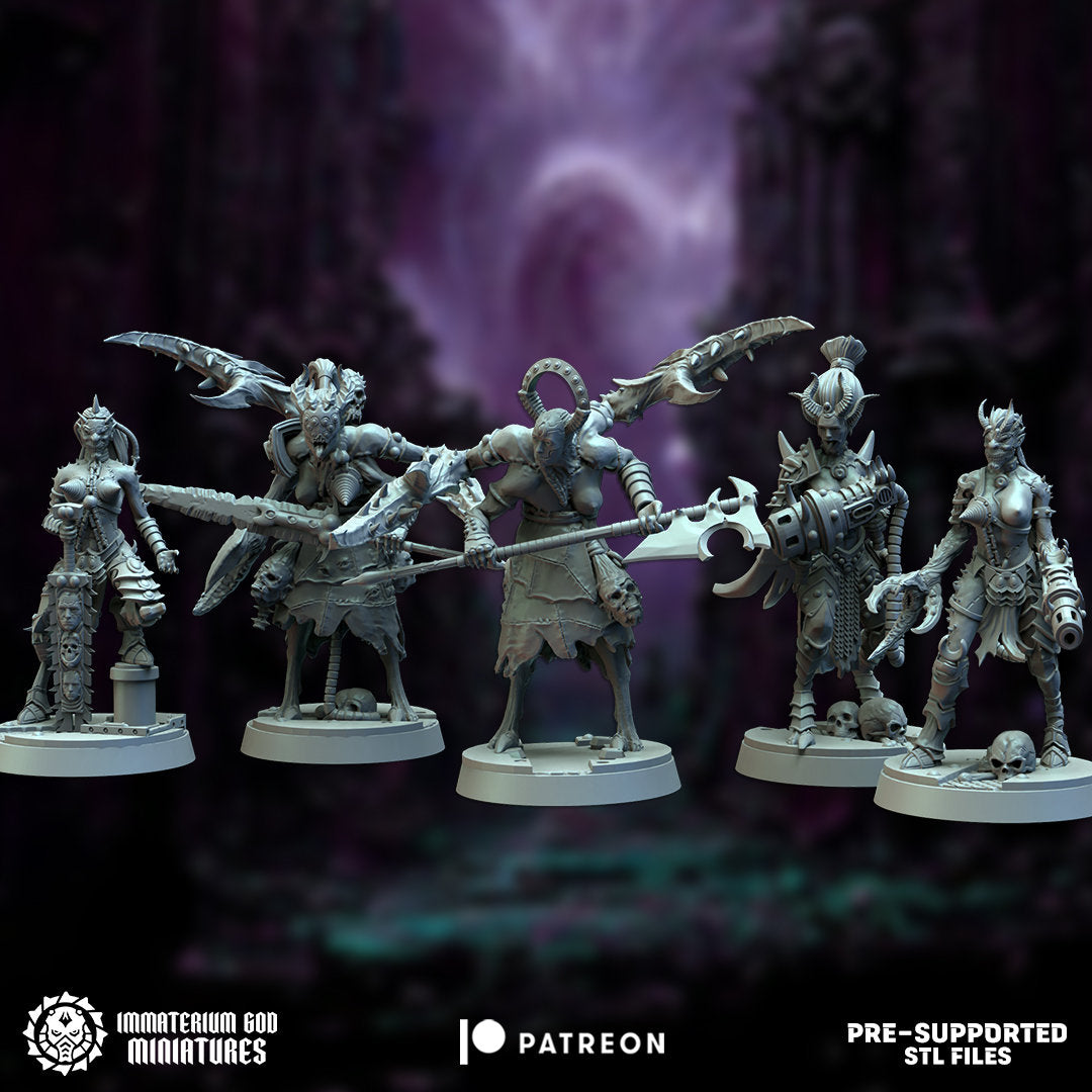 Torture fanatics set (5 models))-Immaterium God - Citadel of Pain Vol I.