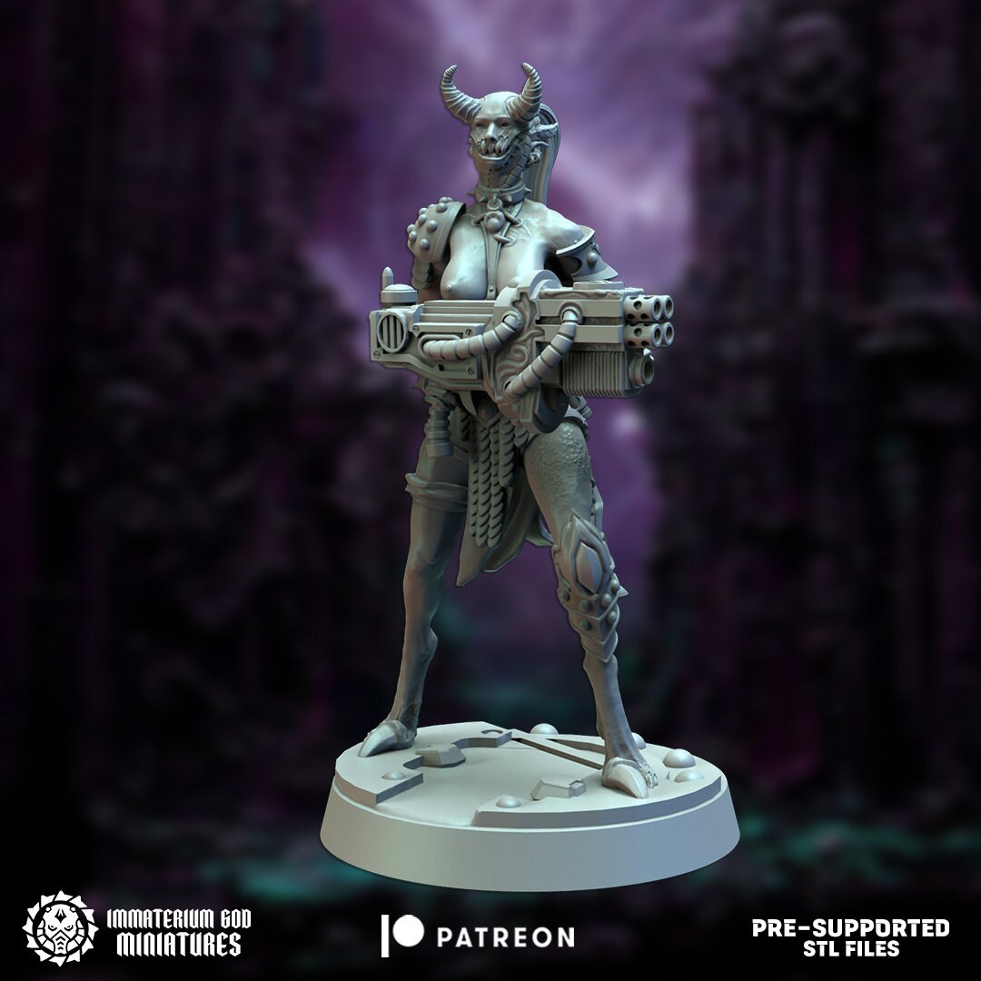 Tormented fanatics set (4 unique models)-Immaterium God - Citadel of Pain Vol I.