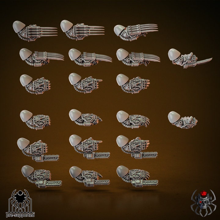 Heavy Armor Flame Lizards Squad (BuildKit)- Legs Miniatures