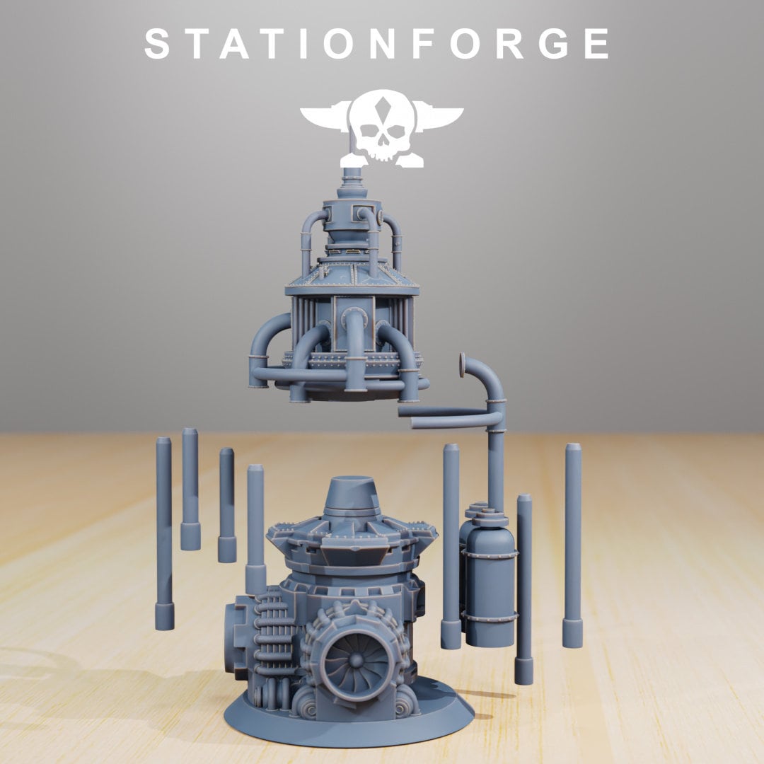 Industrial Terrain- Tank- Station Forge