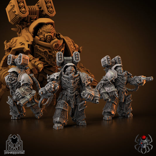 Flame Lizards Vanquisher Squad (BuildKit) - Eight Legs Miniatures