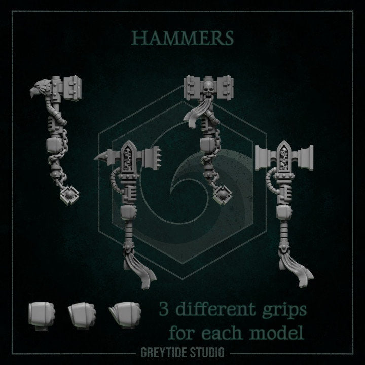 Weapons Hammers and Mauls- Grey Tide Studios