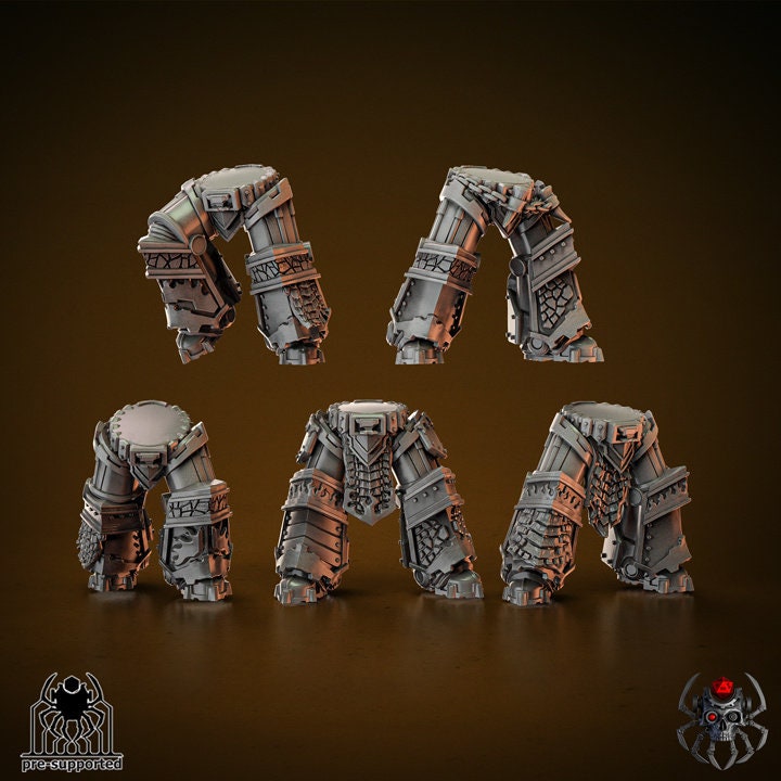 Heavy Armor Flame Lizards Squad (BuildKit)- Legs Miniatures