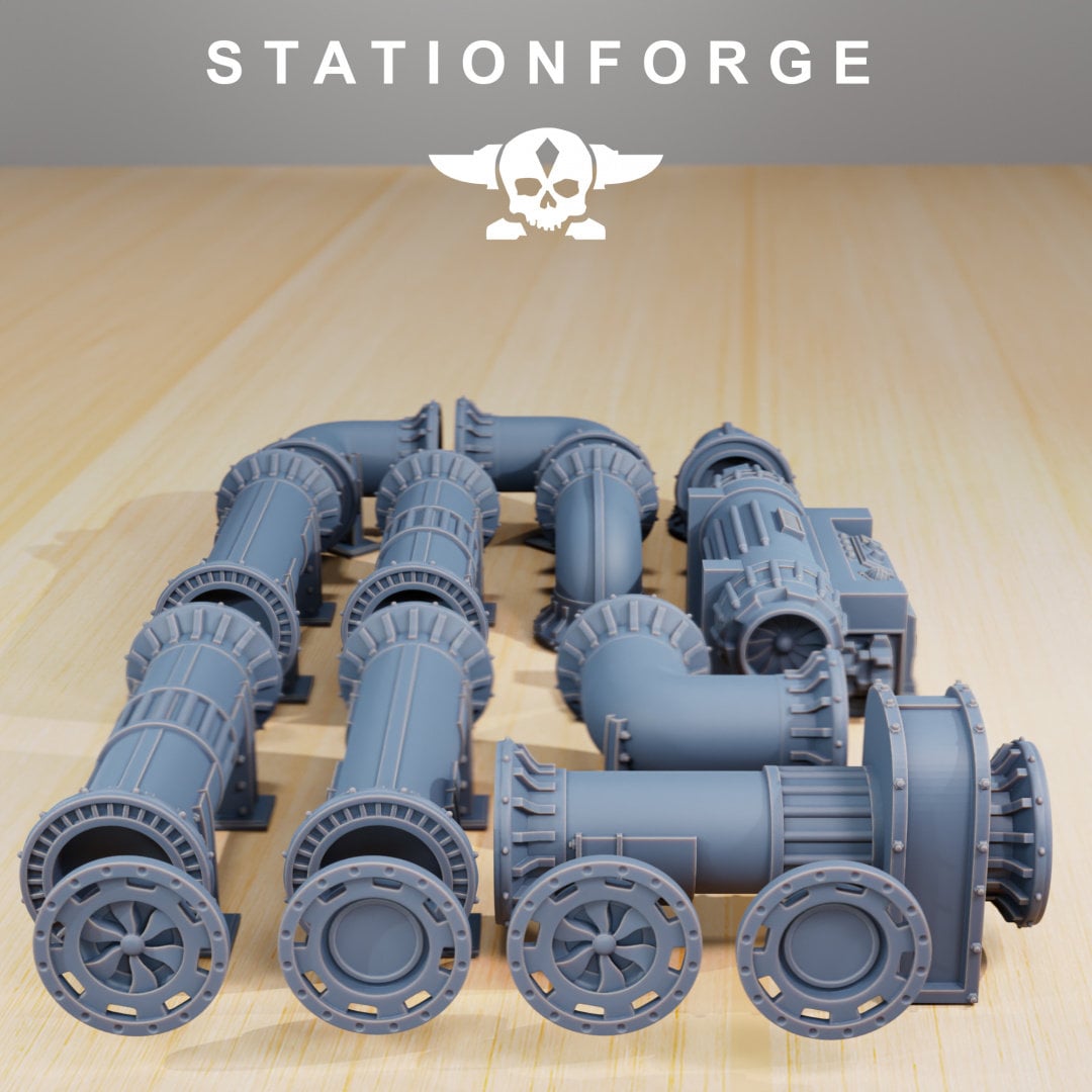 Industrial Terrain- Tank- Station Forge